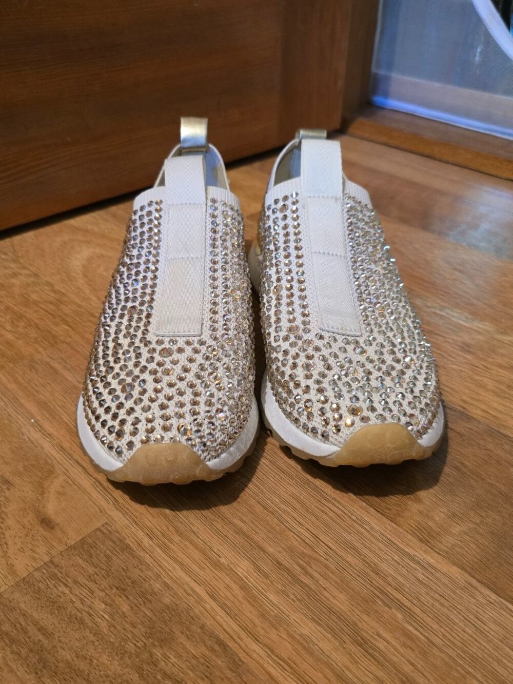 MICHAEL Michael Kors Bodie Rhinestone Slip On Trainers